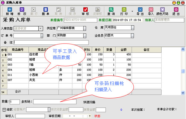 服裝店收銀管理系統(tǒng)